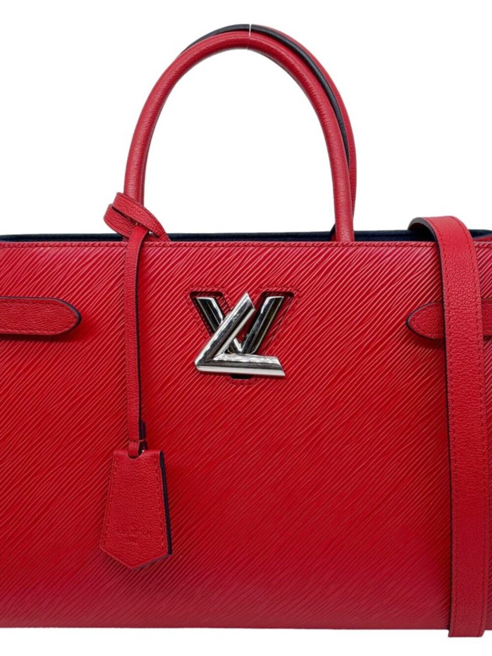 Louis Vuitton Twist Epi Leather Tote Bag Red